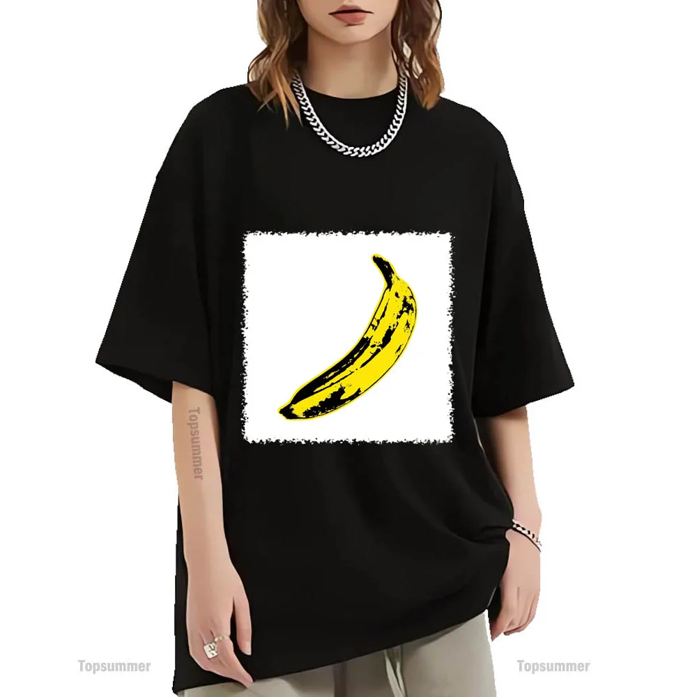 The Velvet Underground & Nico Album T-Shirt The Velvet Underground Tour T-Shirt Fashion Harajuku Magliette Oversize Stampa Top