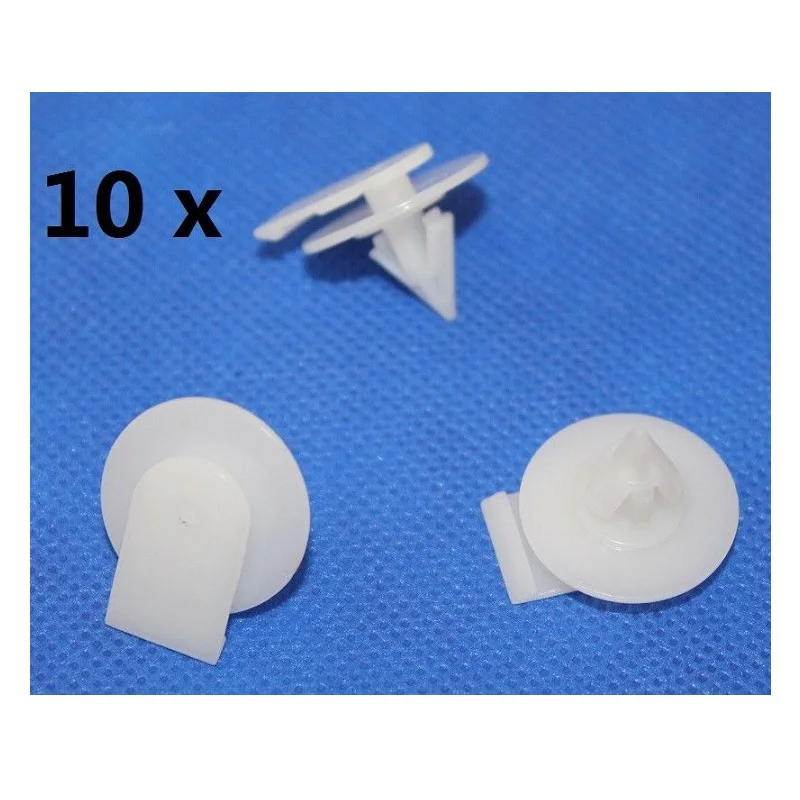 X10 Pinze Per Bmw Mini Cooper R50 R53 R56 R57 Wheel Arch Trim Pinze Lato 07137073915 Bianco