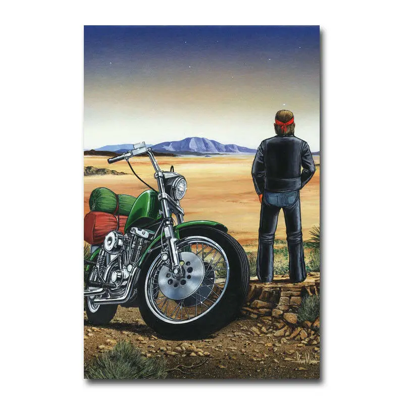 D0043 David Mann Ghost Rider Tessuto Di Seta Poster Art Decor Pittura Per Interni Regalo