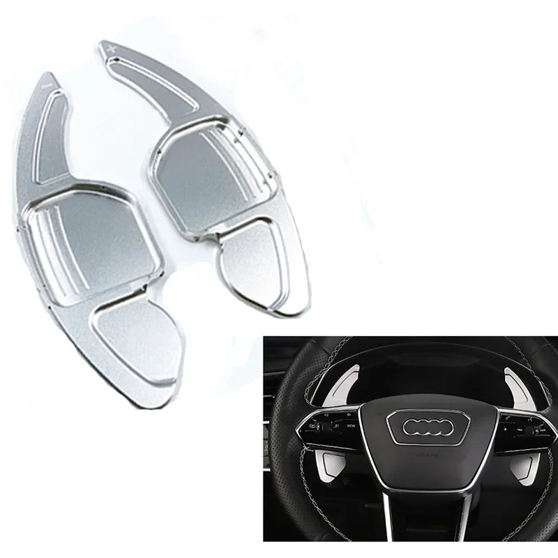 Per Audi Q5 2013-2016 Q7 Tt S3 R8 Volante Per Auto Dsg Shift Paddle Extension Shifters Stickers