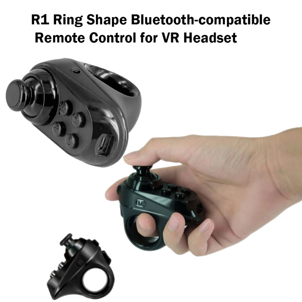 R1 Ring Shape Bluetooth Vr Remote Controller Gamepad Per Iphone Android Phone