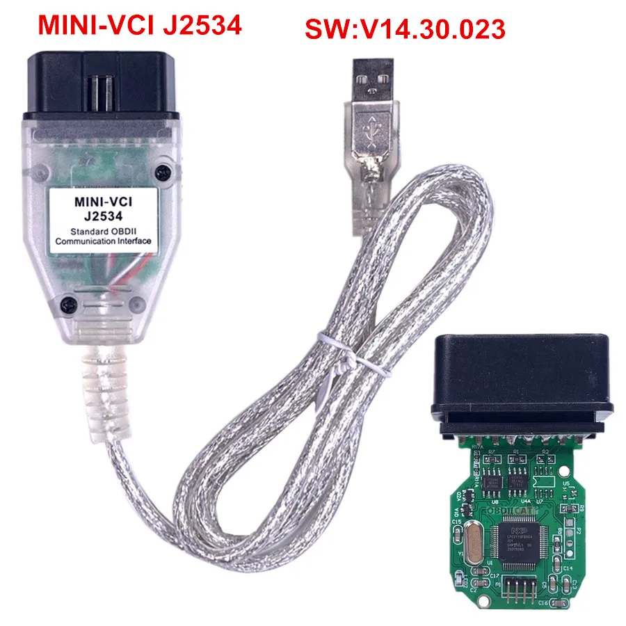 Vendita Calda Mini Cavi Vci To-Yo Techstream Tis J2534 V 15.00.028 Mini Cavo Usb Cavo Diagnostico