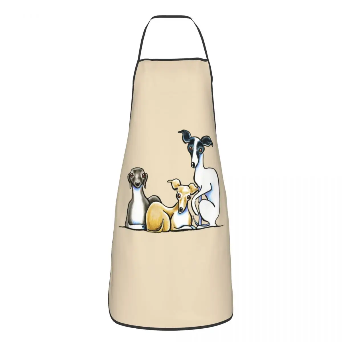 Bavaglino Levriero Italiano Trio Grembiuli Per Uomo Donna Unisex Adulto Chef Cucina Cucina Carino Whippet Sospiro Cane Tablier Cucina