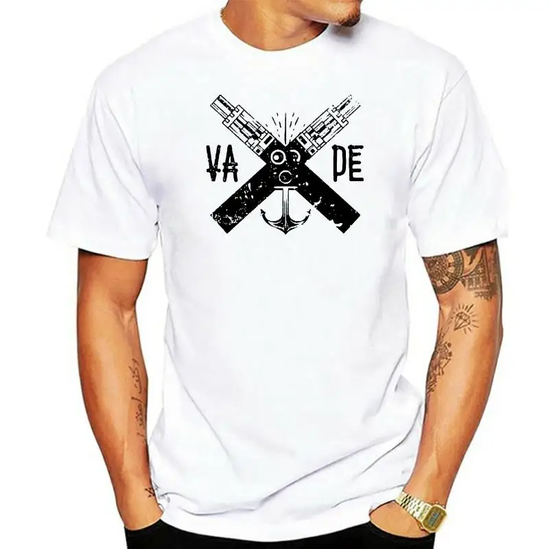 Vape Anchor Vaporizzatore Smoke Womens Blue Vaping Life Juice T-Shirt