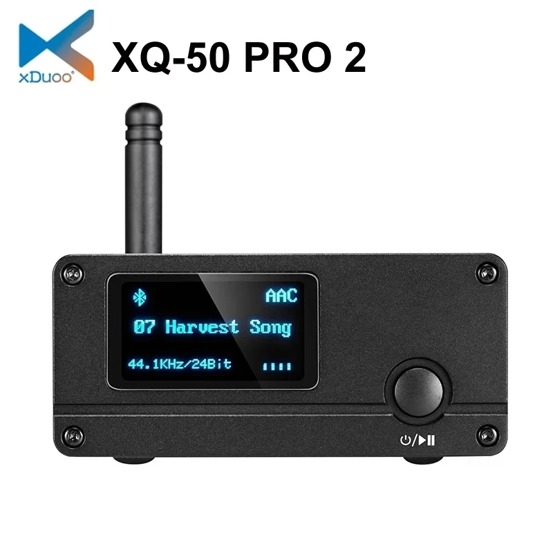 Xduoo Xq50 Pro 2 Hd Buletooth 5.1 Cs8406 Es9018K2M Xq50 Pro Dac Ricevitore Convertitore Decoder Ldac Aptx Sbc Aac