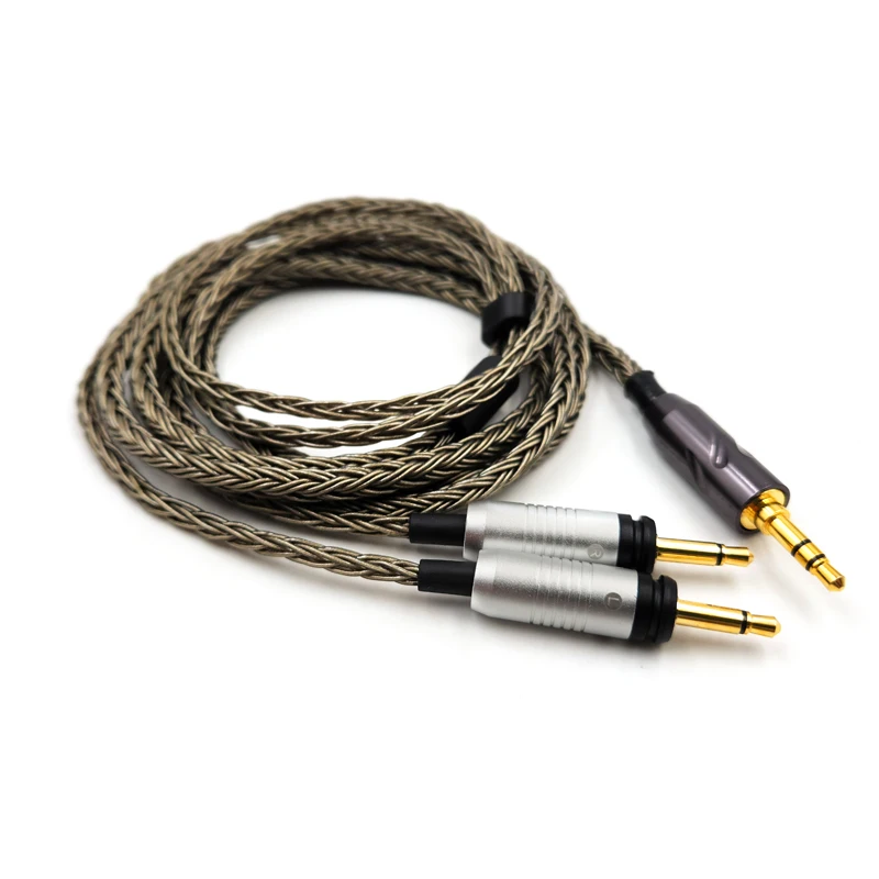 Cavo Audio 6N 16-Core Intrecciato 3.5Mm 6.35Mm 1/4 "Cavo Audio Per Cuffie Fiio Ft3 Ft5