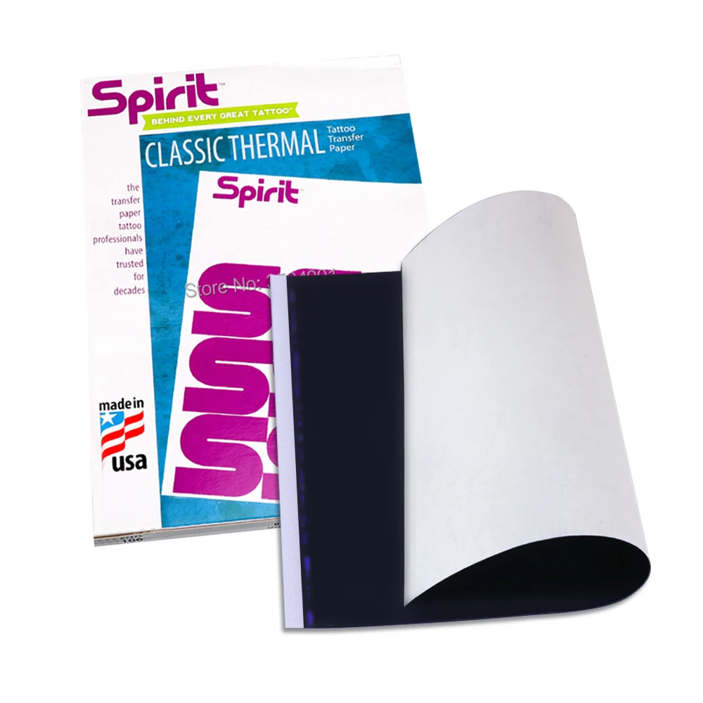 10Pcs Spirit Tattoo Transfer Paper Tattoo Stencil Copier Carbon Thermal Paper Leaves For Body Art Tattoo Supply Formato Carta A4