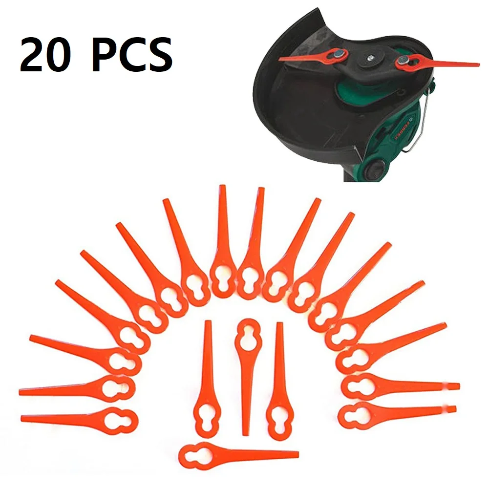 Lama Di Plastica Di Ricambio 20 Pezzi Per Decespugliatore A Batteria Parkside Parti Di Elettroutensili Da Giardino Decespugliatore Per Falce Prta 20-L