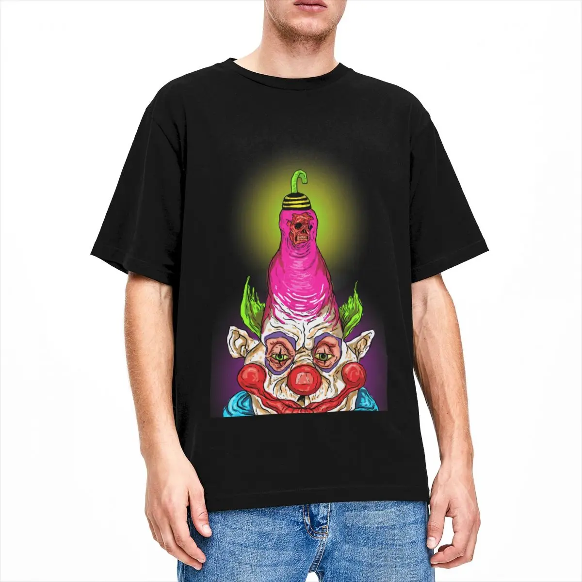 Camicie Da Uomo Killer Klowns Da Accessori Per Lo Spazio Esterno Maglietta Di Cocoons Di Zucchero Filato Di Moda