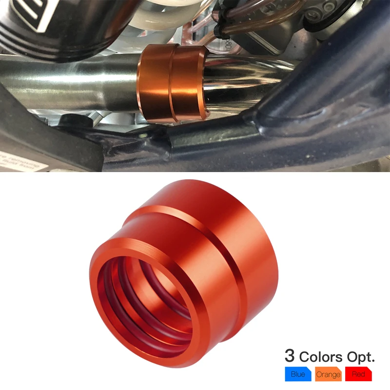 Nicecnc Motocross Tubo Di Scarico Collare 2 Tempi Per Gas Gas Gas Gas Ex Ec Mc 250 300 2021-2023 Ktm Husqvarna Husaberg Alluminio