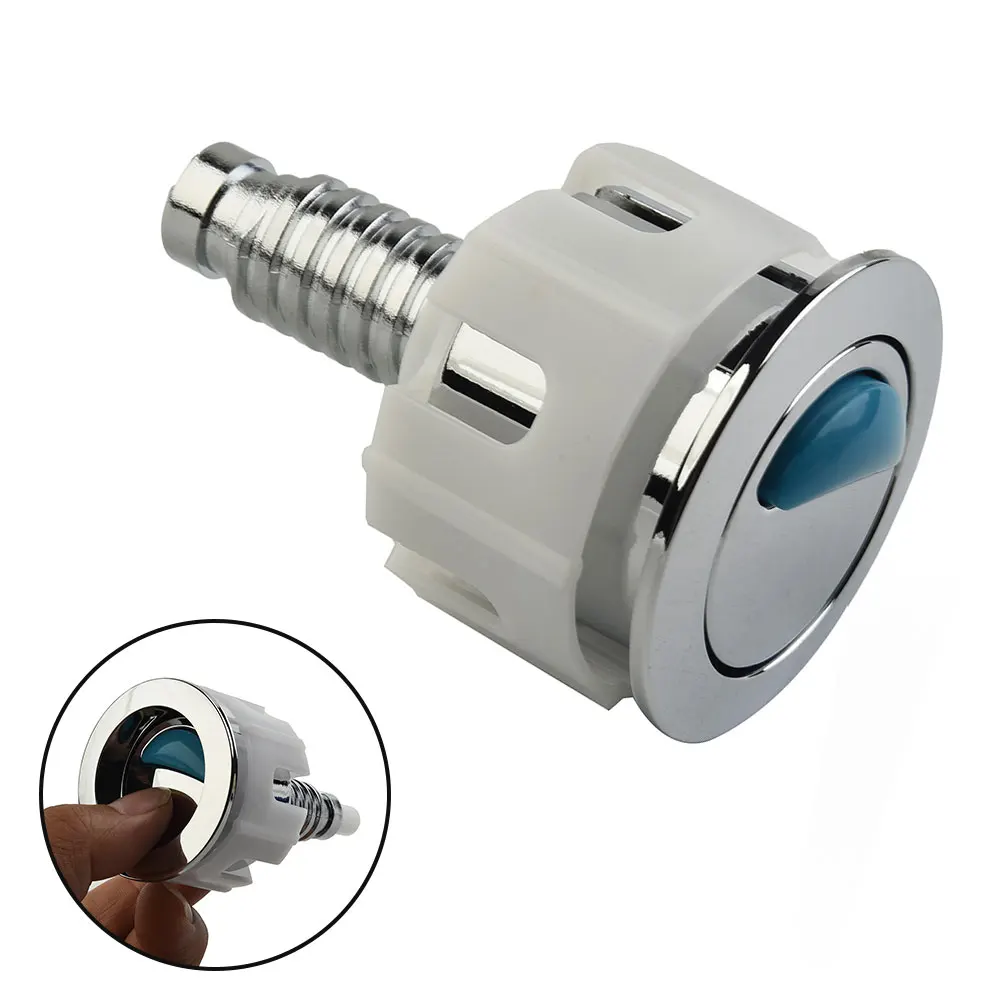 Pulsante Wc Di Alta Qualità Interruttore Wc Abs Pulsante Acqua A Doppio Scarico Pulsante Serbatoio Acqua Argento Per Serbatoio Cisterna Ideale