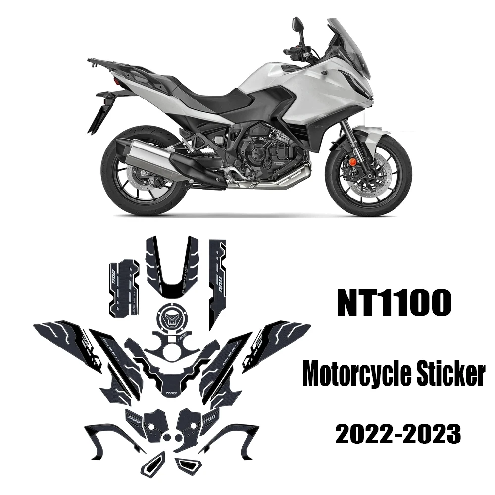 Nt 1100 Adesivi Serbatoio Carburante Adesivo Moto Antigraffio Impermeabile Per Honda Nt 1100 2022-Protezione Pad Serbatoio Sticke