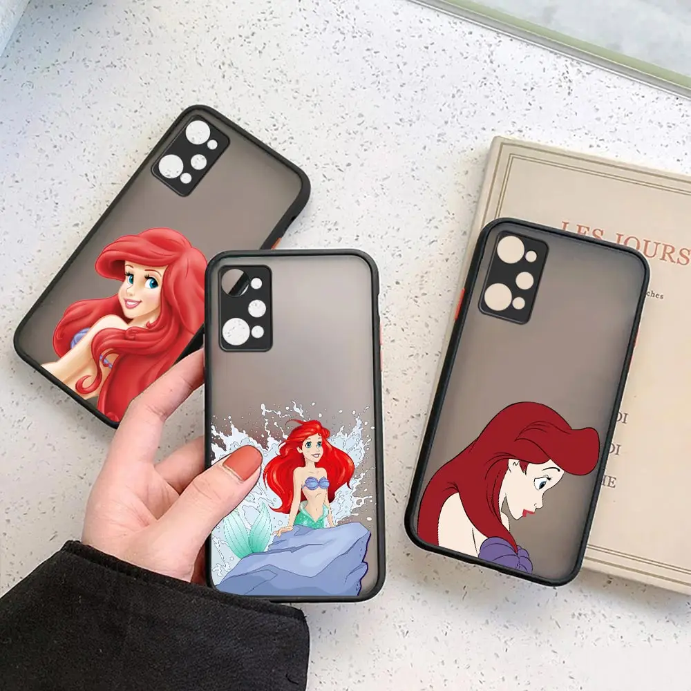 The Little Mermaid Princess Ariel Case Per Realme Marzo 60X 60 50 50A 50I Gt Neo 2 Master C55 C53 C35 C33 C31 C30 C21Y C21 Cover