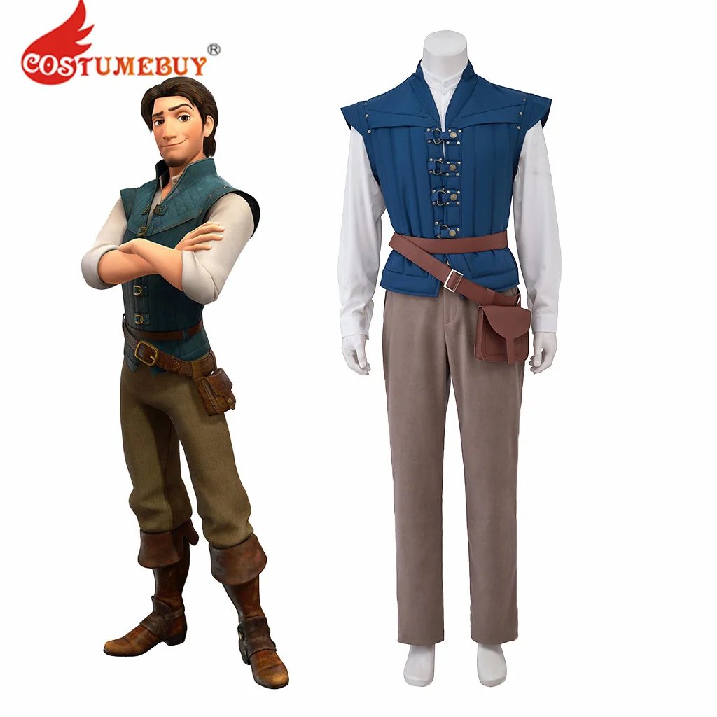 Prince Indian Rider Cosplay Costume Da Uomo Travis Rider Knight Suit Uniform Blue Vest Pants Shirt Outfit Medievale Halloween Suit