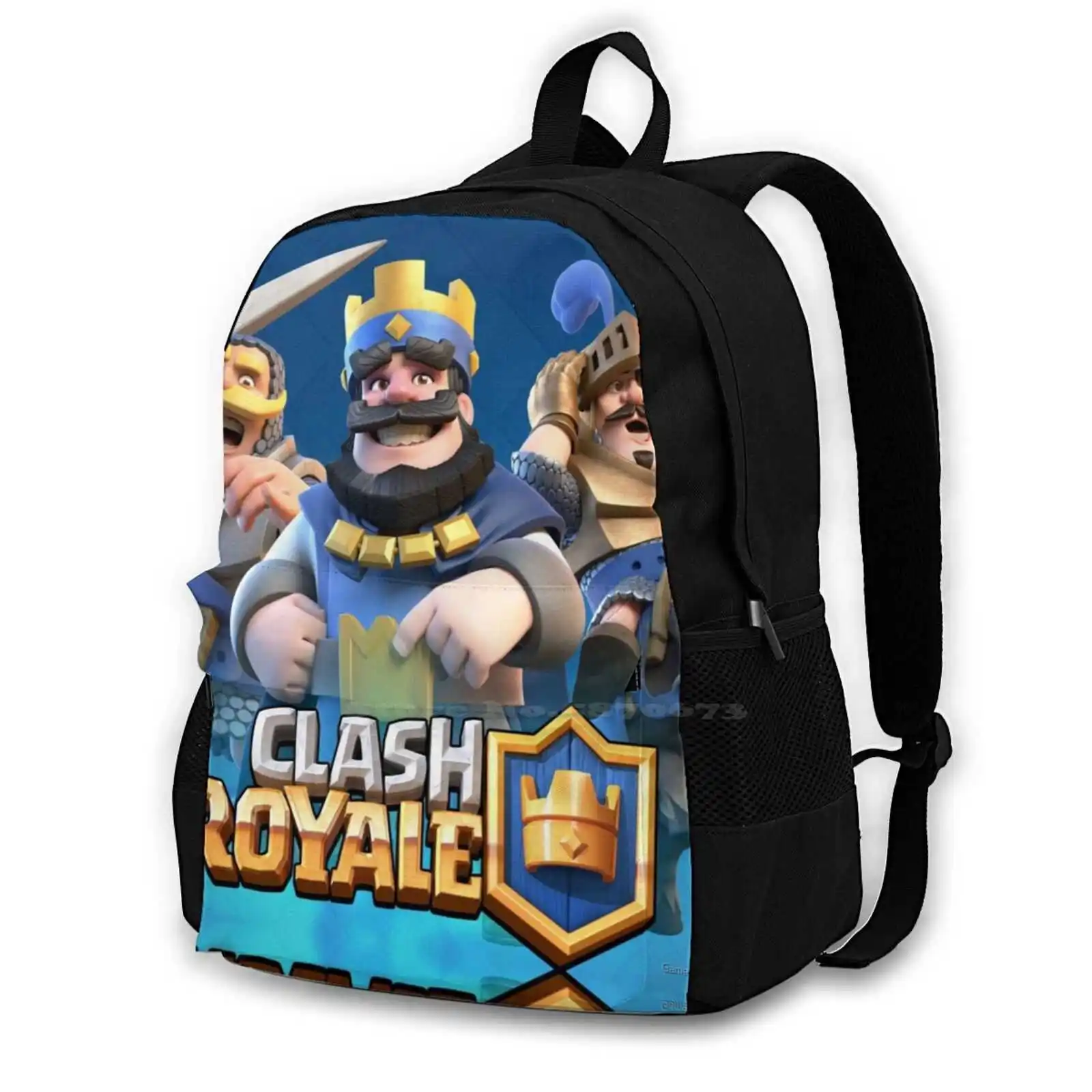 King Prince And Knight Fashion Bags Zaini Videogioco Re Scheletri Hog Rider Hog Rider Cool Prince Knight