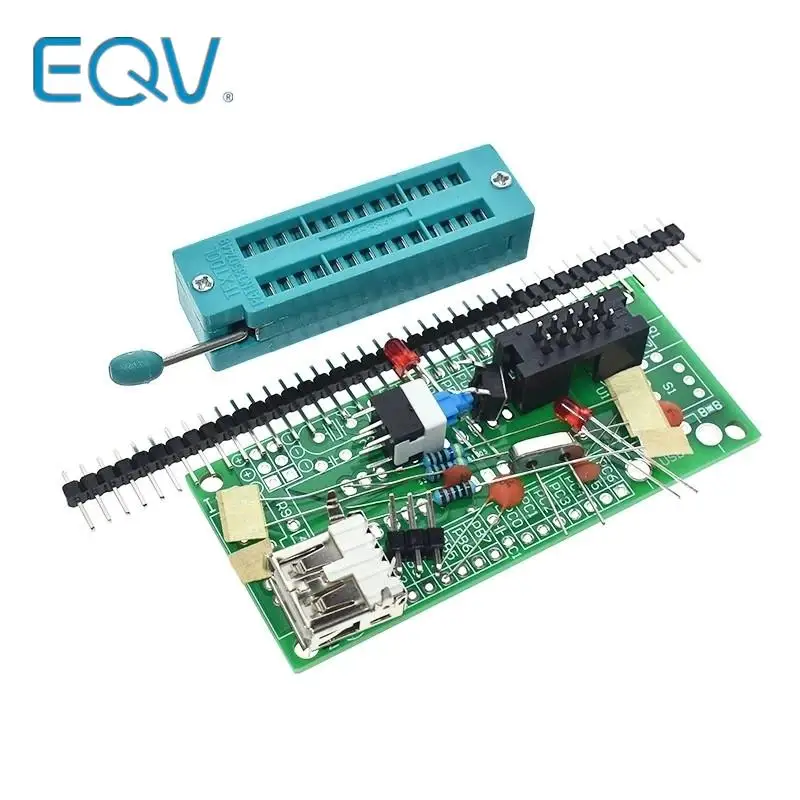 Atmega8 Atmega48 Scheda Di Sviluppo Atmega88 Avr (Senza Chip) Nuovo Modulo Elettronico Fai Da Te Kit Fai Da Te Scheda Pcb Interfaccia Usb