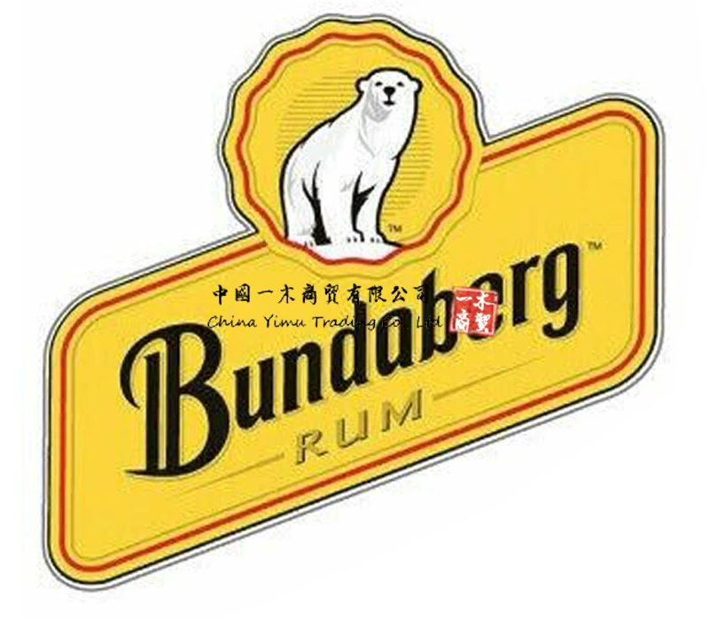 Bundaberg Rum Bundy Bear Stickers Campeggio Trailer Bar Frigo