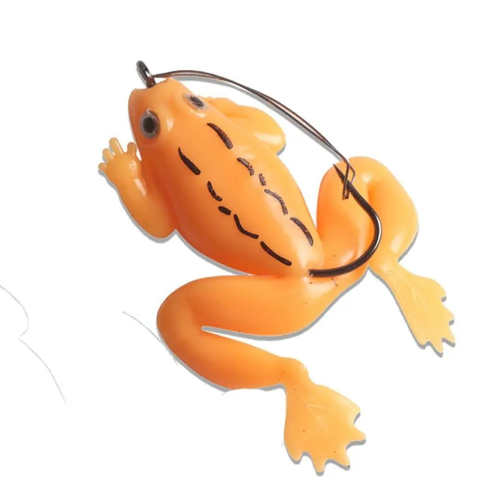 Bionic Jump Frog Bait Fishing Lure Mini Silicone Crankbait Realistico Soft Frog Lure Fishing Lure