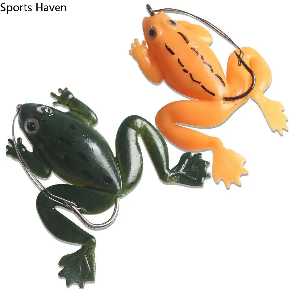 Silicone Soft Frog Fishing Lures Mini Bionic Crankbait Bait Artificial Jump Frog Bait Accessori Per La Pesca