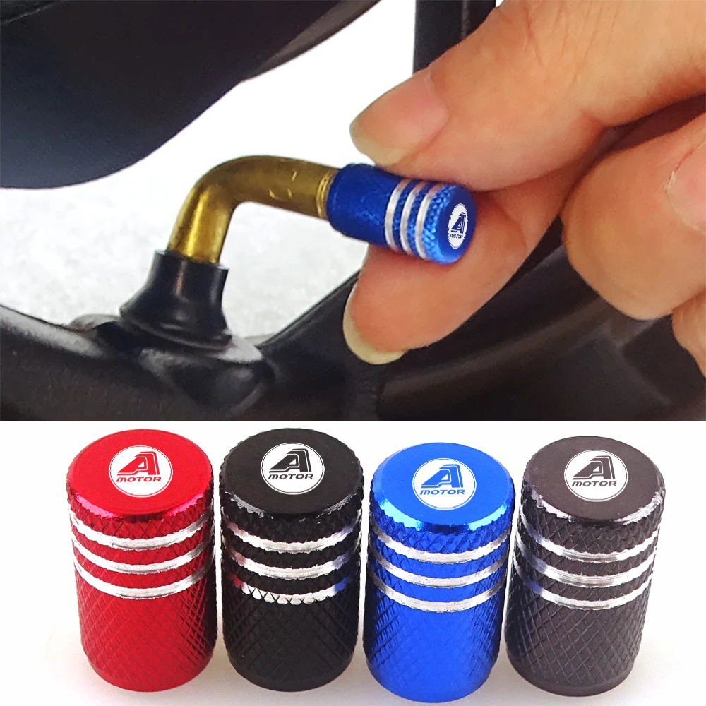Atvs Scooter Emblem Copertura Antipolvere Tappo Valvola Pneumatico In Alluminio Per Moto Per Aeon Elite Urban Cobra Aero Pulsar Echo Argon Regal