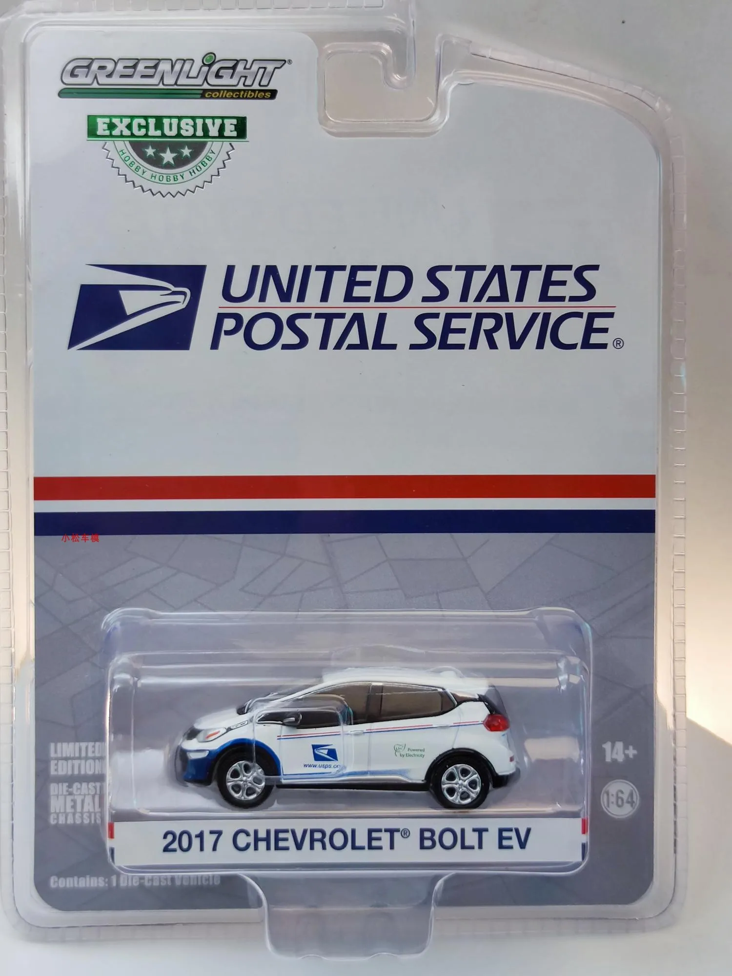 Model1:64-2017 Chevrolet Bolt - Usps Modello Di Auto