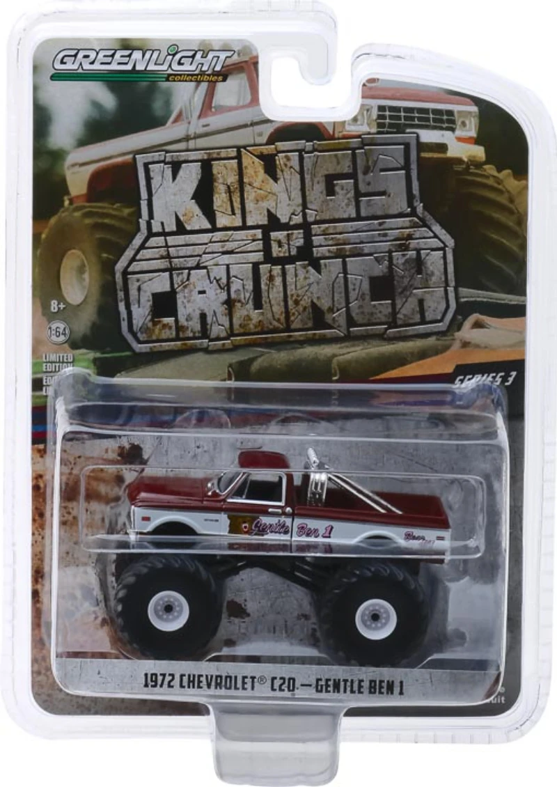 1:64 1972 Chevrolet C20 Bigfoot Alta Simulazione Pressofuso Auto In Lega Di Metallo Modello Auto Giocattoli Per Bambini Collezione Regali W861