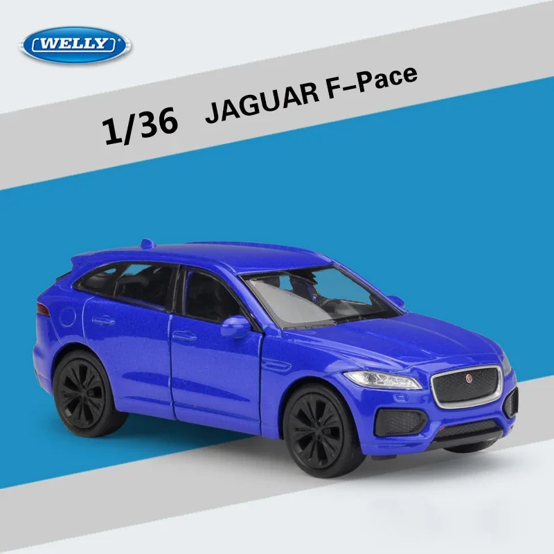 Welly 1:36 Jagua F-Pace Suv Metal Pull Back Car High Simulation Diecast Alloy Toy Car Per Regalo Per Bambini B91
