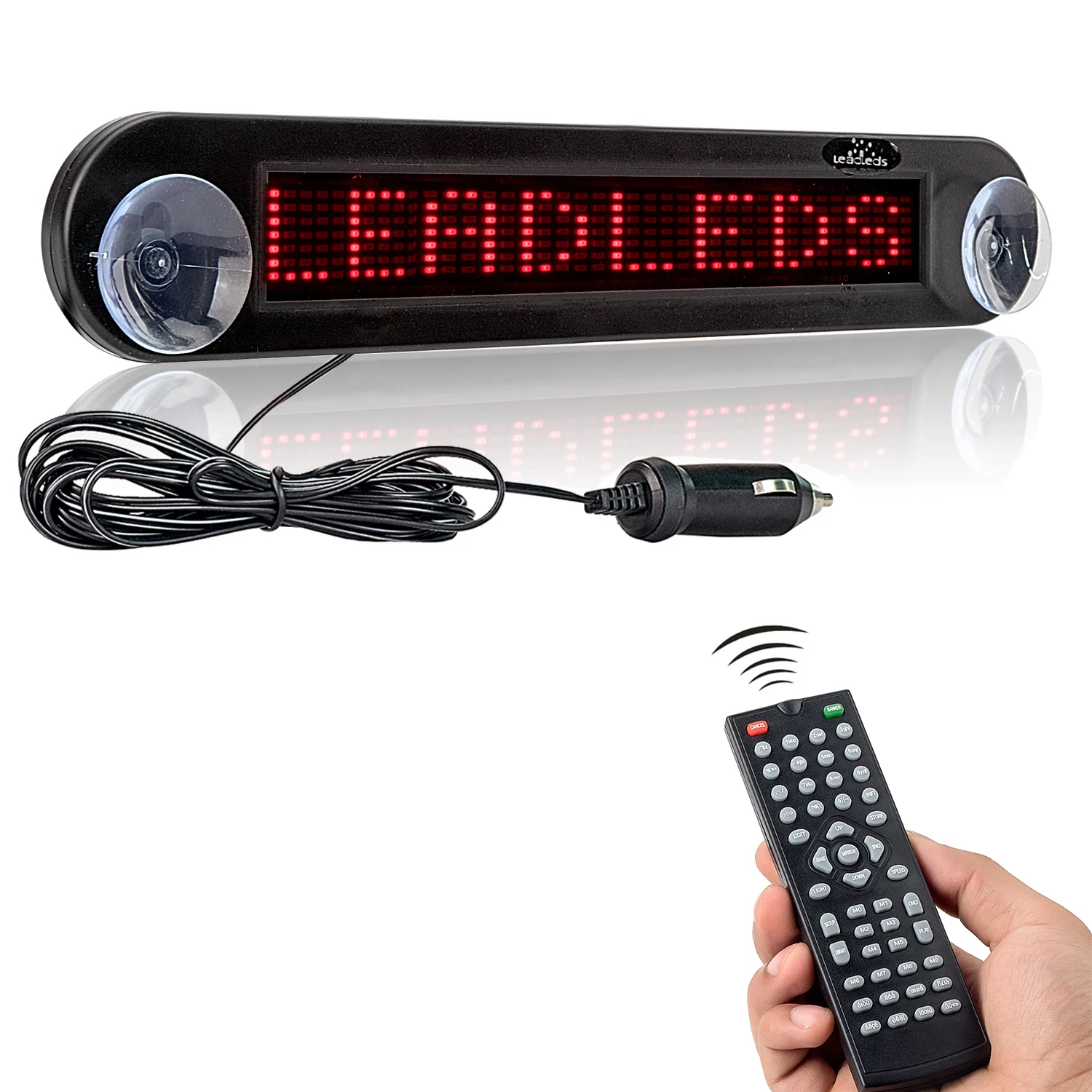 12 V 30 Cm Lunghezza 7X40 Pixel Coperta Rossa Piccola Lamparas Led Sottile Mini Auto Smd Ha Condotto In Movimento Segno