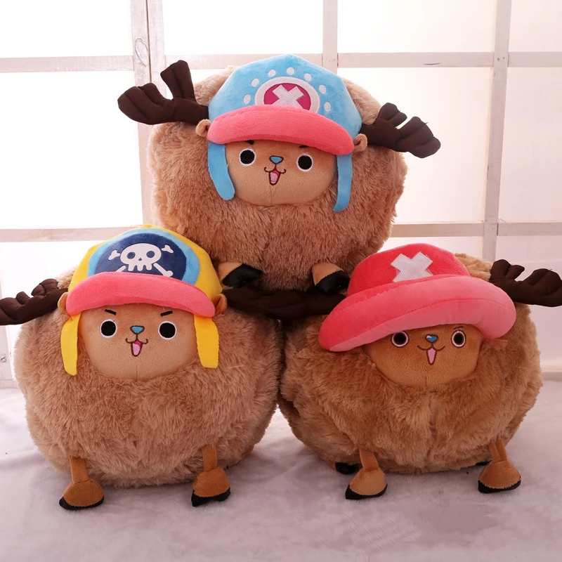 35Cm One Piece Tony Tony Chopper Kawaii Soft Peluche Pilows Cute Anime Chopper Animali Di Peluche Cartoon Peluche Bambole Regali