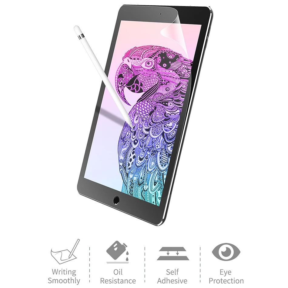 Wiwu Screen Protector For Ipad Air 5 4 Light Transmittance Tablet Screen Film For Ipad Pro 12.9 10.2 10.5 Anti-Scratch Pet Film