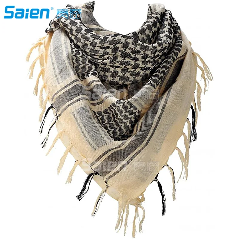 Tactical Desert Shemagh Keffiyeh Arab Tessel Sciarpa Wrap