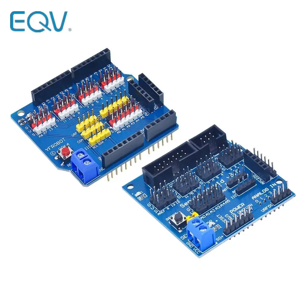 V5.0 Sensor Shield Scheda Di Espansione Per Arduino Elettronici Building Blocks Robot Accessori Sensor Shield Scheda Di Espansione V5