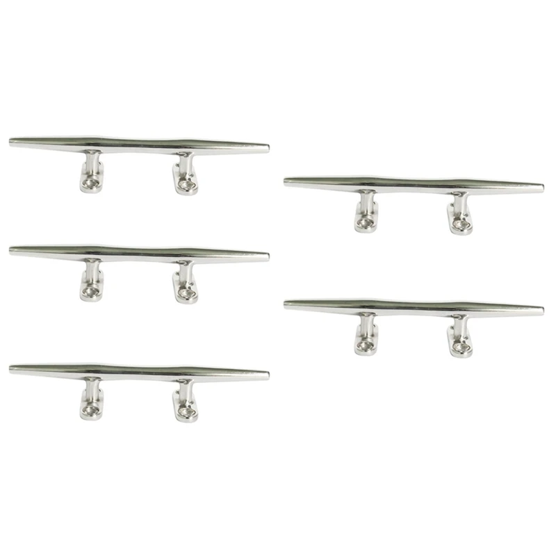 5 Pz 5 Pollici 316 In Acciaio Inox Barca Marina Base Cava Bitte Heavy Duty Barca Base Cava Tacchetti Per Barca Yacht Marino