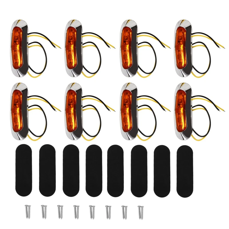Marine Boat Light Cockpit Decoration Light Boat Navigation Light Per Barca Yacht Fishing Pontoon Kayak 12V 24V 8Pc