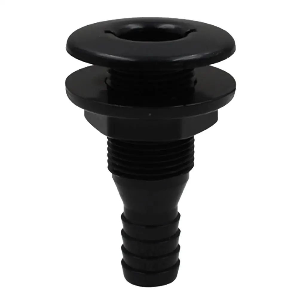 3/4 ''Nero Abs Boat Thru-Hull Connettore Pompa Di Sentina Raccordo Per Tubo Parti Di Yacht