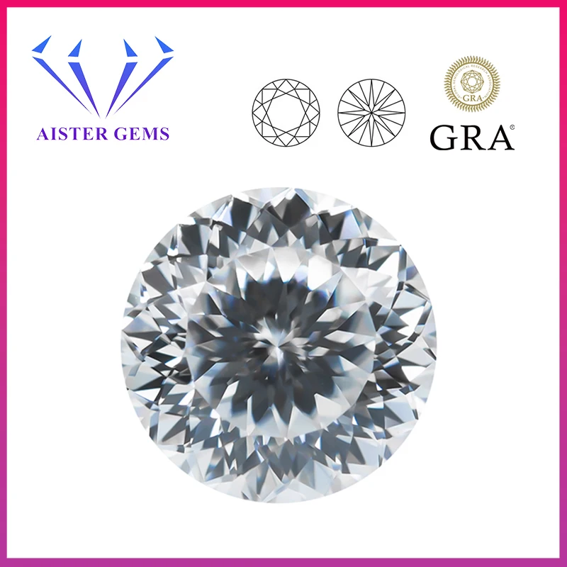 100 Faces Cut Moissanite Pietre Sciolte 0.5-5.0Ct D Color Russian Bird'S Nest Cut Moissanite Diamonds Stone Con Certificato Gra