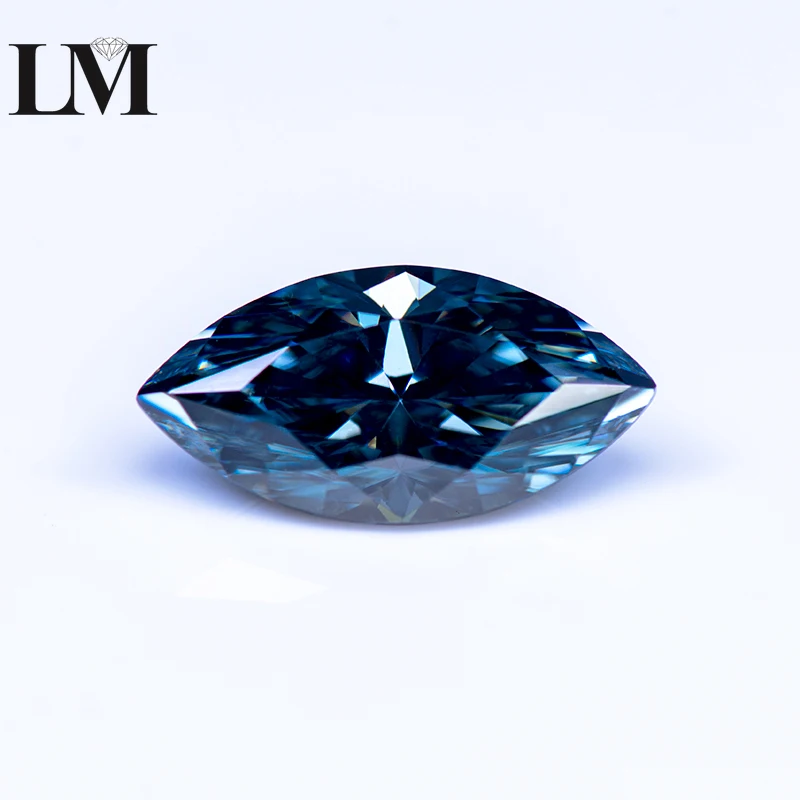 Pietra Moissanite Colore Grigio Pietra Preziosa Taglio Marquise Diamante Coltivato In Laboratorio Per Charms Orecchini Collana Anello Fai Da Te Materi