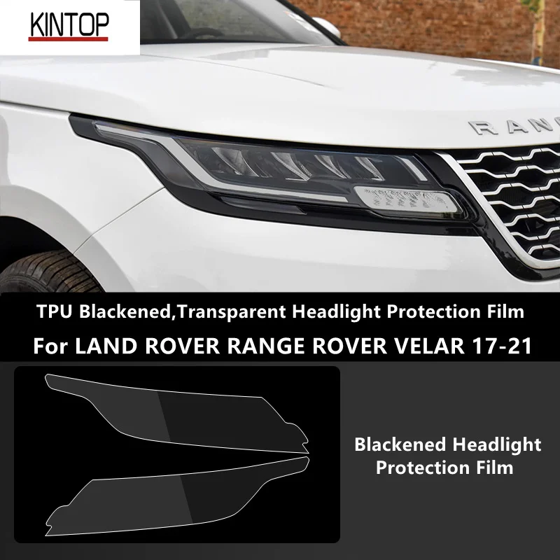 Per Land Rover Range Rover Velar 17-21 Tpu Annerito, Pellicola Protettiva Per Faro Trasparente, Protezione Faro, Modifica