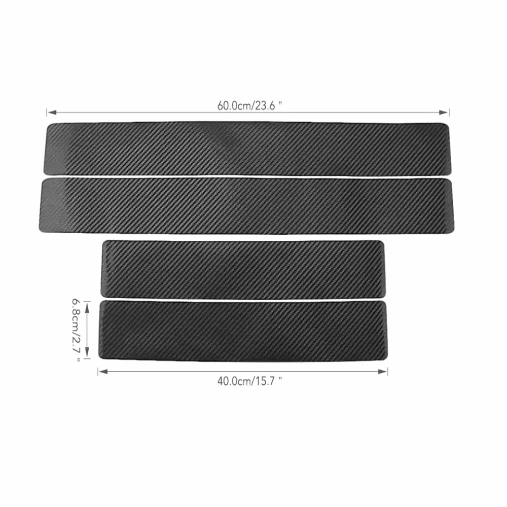 Car Scuff Anti Scratch Carbon Fibe Per Land Rover Range Rover Velar Evoque Freelander Discovery Vision Defender