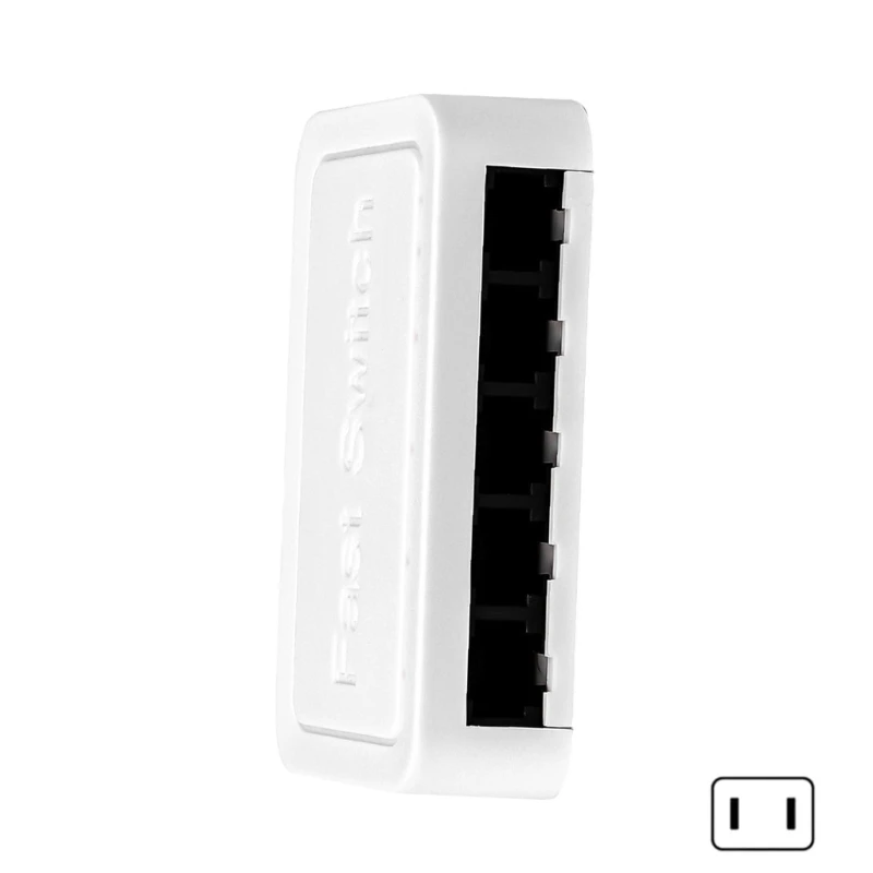 Switcher Rete Mini Gigabit 10/100/1000Mbps Switcher Ethernet A 5 Splitter Internet Hub Rj45 Desktop Per Laptop