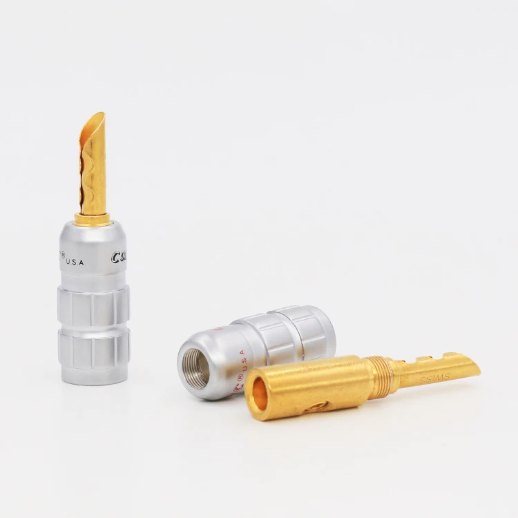 Vb416G Cmc Connettori Per Altoparlanti A Banana Placcati In Oro Jack A Banana Bfa