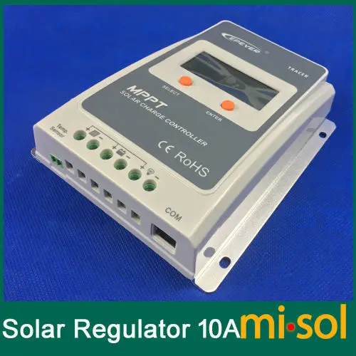 Tracer Regolatore Di Carica Mppt Solare Regolatore Di 10A, 12/24 V, Regolatore Di Carica Solare 10A