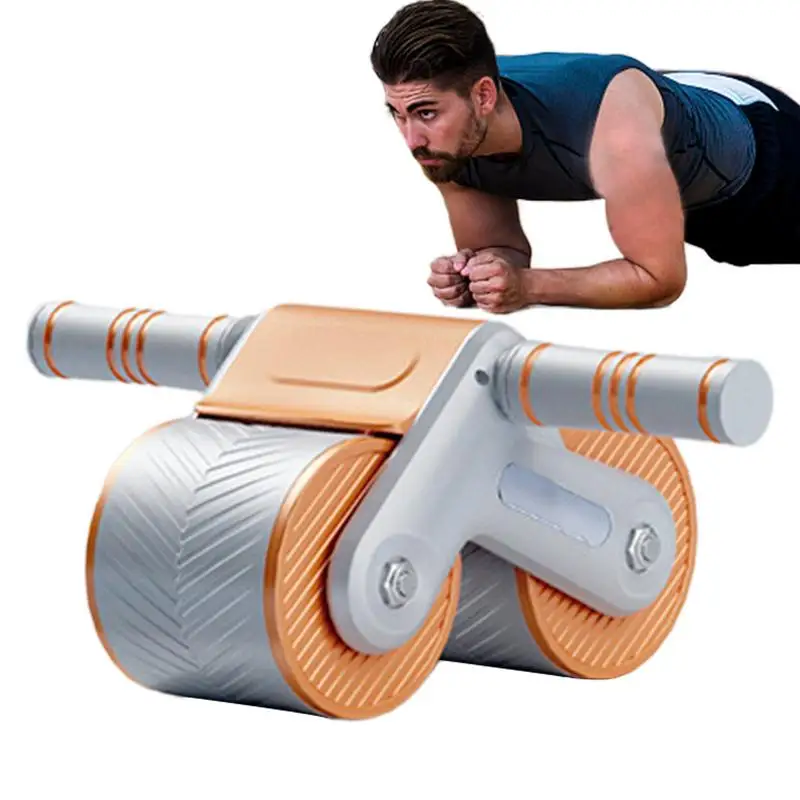 Ab Wheel Roller Automatic Rebound Ab Wheel Per Core Workout Home Gym Fitness Machine Ruote Per Esercizi Home Gym Fitness Machine
