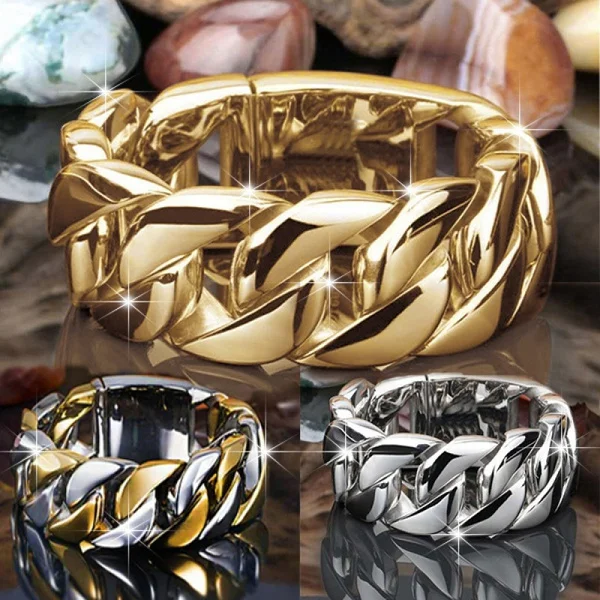Gioielli Da Uomo Hip Hop Punk Anelli In Acciaio Inossidabile Per Uomo Croce Twist Chain Gioielli Color Oro Per Le Donne Regali Anillo Hombre