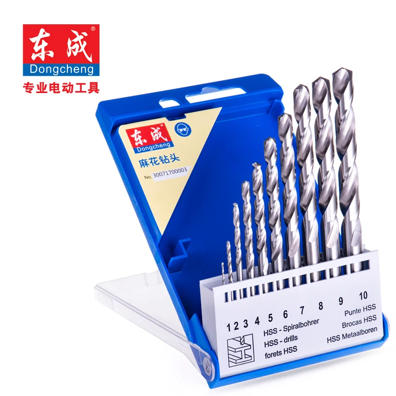 10 Pz Twist Drill Bit 1.0-10.0Mm Hss Metallo Foratura Bit 6 Pz Twist Drill 5 Pz Muratura Drill Bit