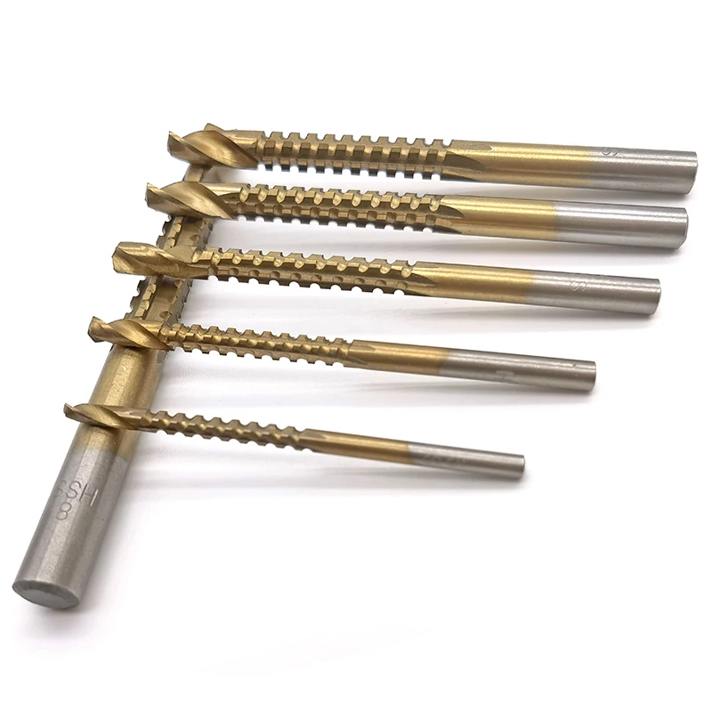 6/3 Pz Vite A Spirale Metrica Composite Tap Drill Bit Tap Twist Cobalto Drill Bit Set Drill Bit Set Per Foratura Taglio Lucidatura