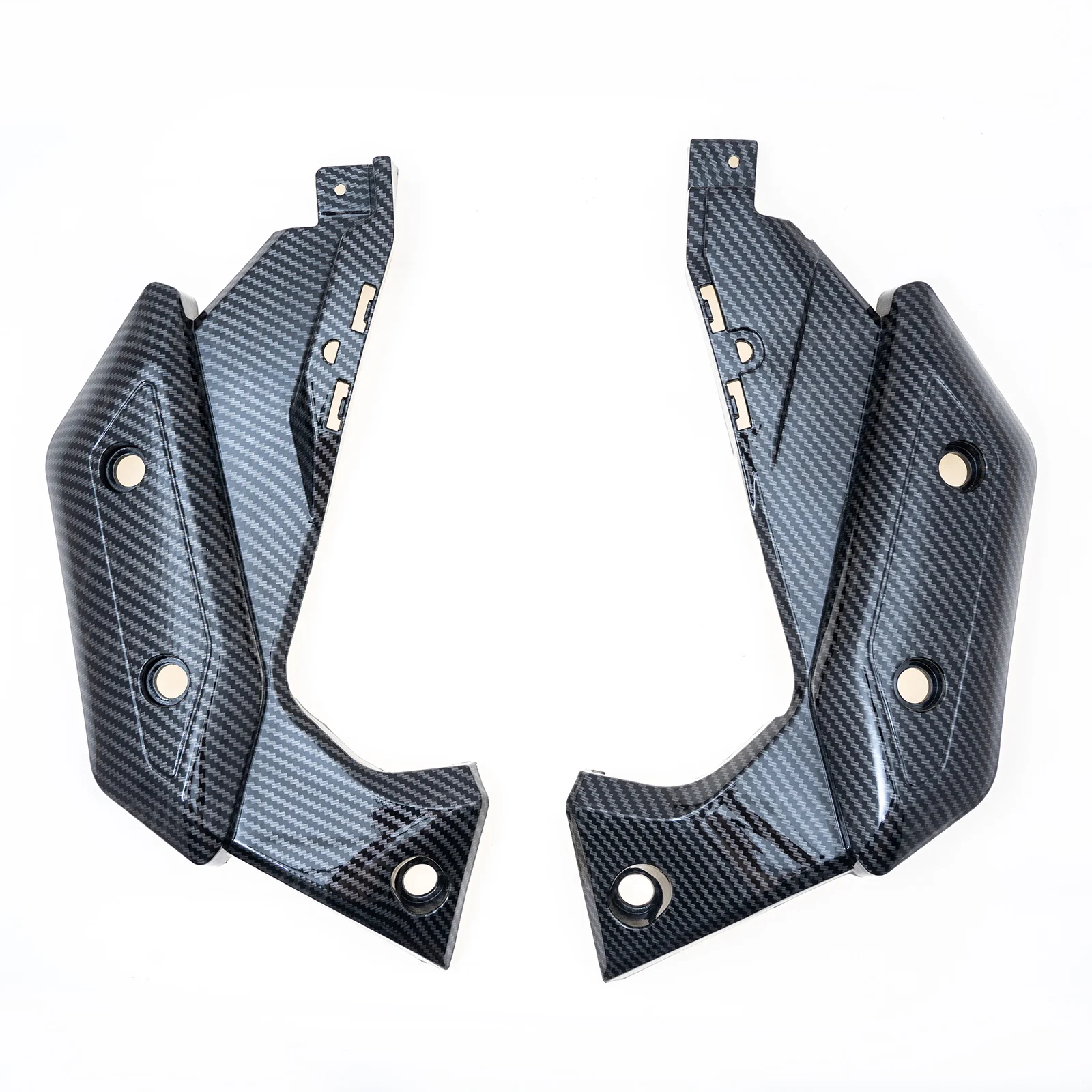 Carbon Fiber Pattern Side Panel Raw Fairing Bodywork Frame Cover For Yamaha Xj6 09-2012