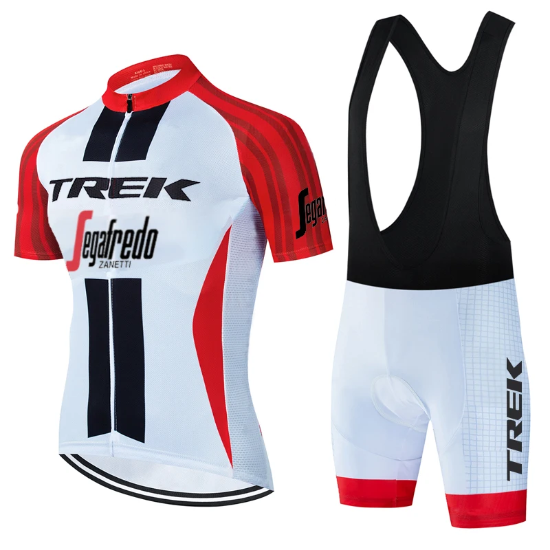 Set Sportivo Trek Camicia Da Ciclismo Professionale Abbigliamento Uomo Pantaloni Uomo 2024 Completo Da Uomo Pantaloncini In Jersey Bavaglino Summer Bi