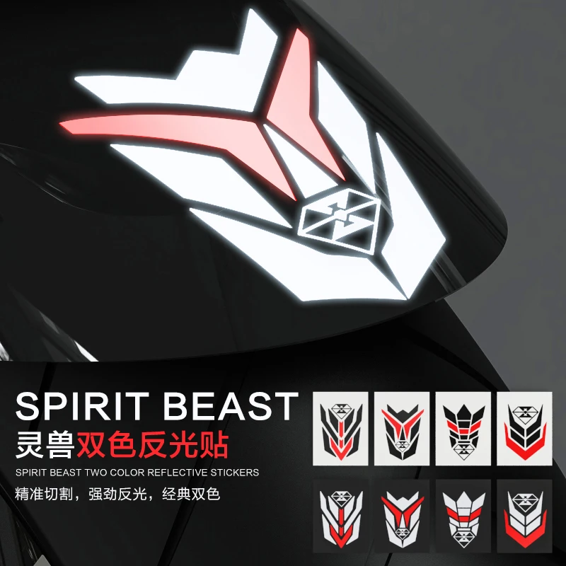 Moto Creativo Noctilucan Sticker Per Yamaha Suzuki Honda Kawasaki Ducati Ktm Scooter Atv