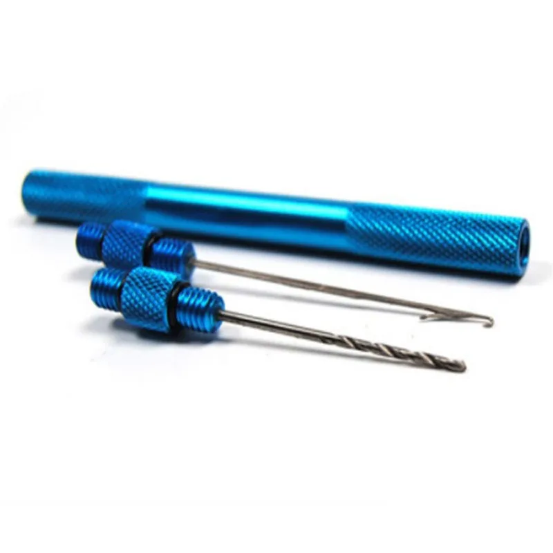 Carp Fishing Baiting Pellet Hair Rigs Aghi Trapani Splicing Making Tools Perforatrici Accessori Di Carico Manico In Lega Di Alluminio